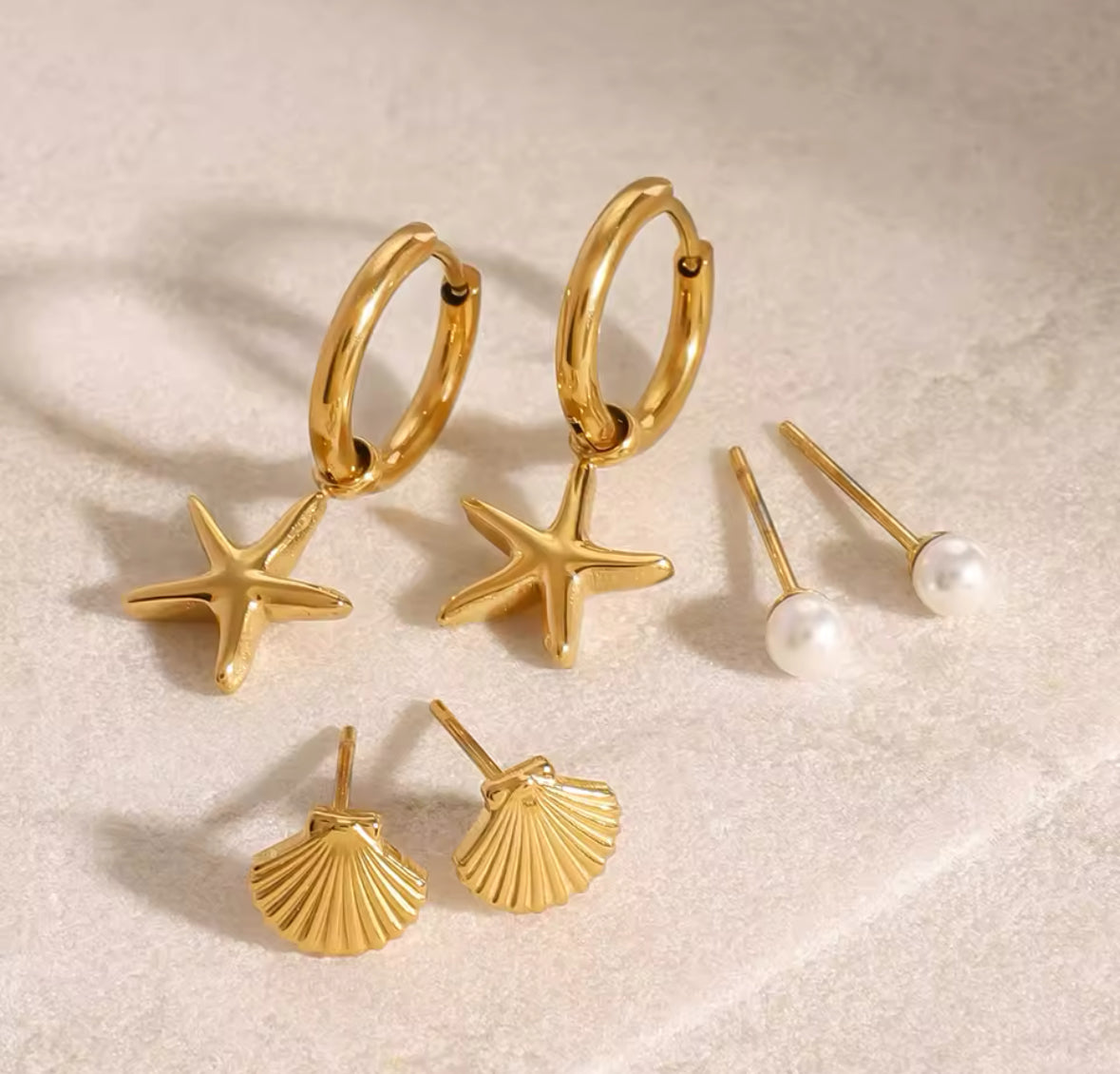 Trio summer earrings